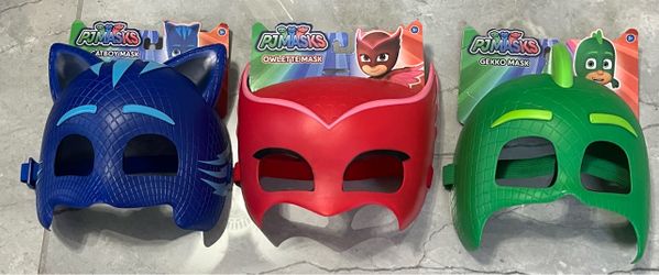 PJ Masks Character Masks. Halloween. CatBoy Gekko Owelette