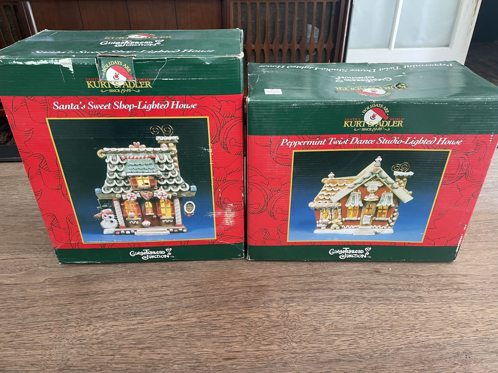 Kurt Adler Christmas Gingerbread Junction Houses for Sale in Banning