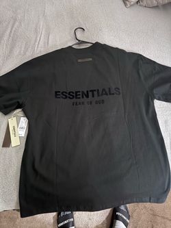 Fear of God Essentials Stretch Limo Black Short Sleeve T-Shirt