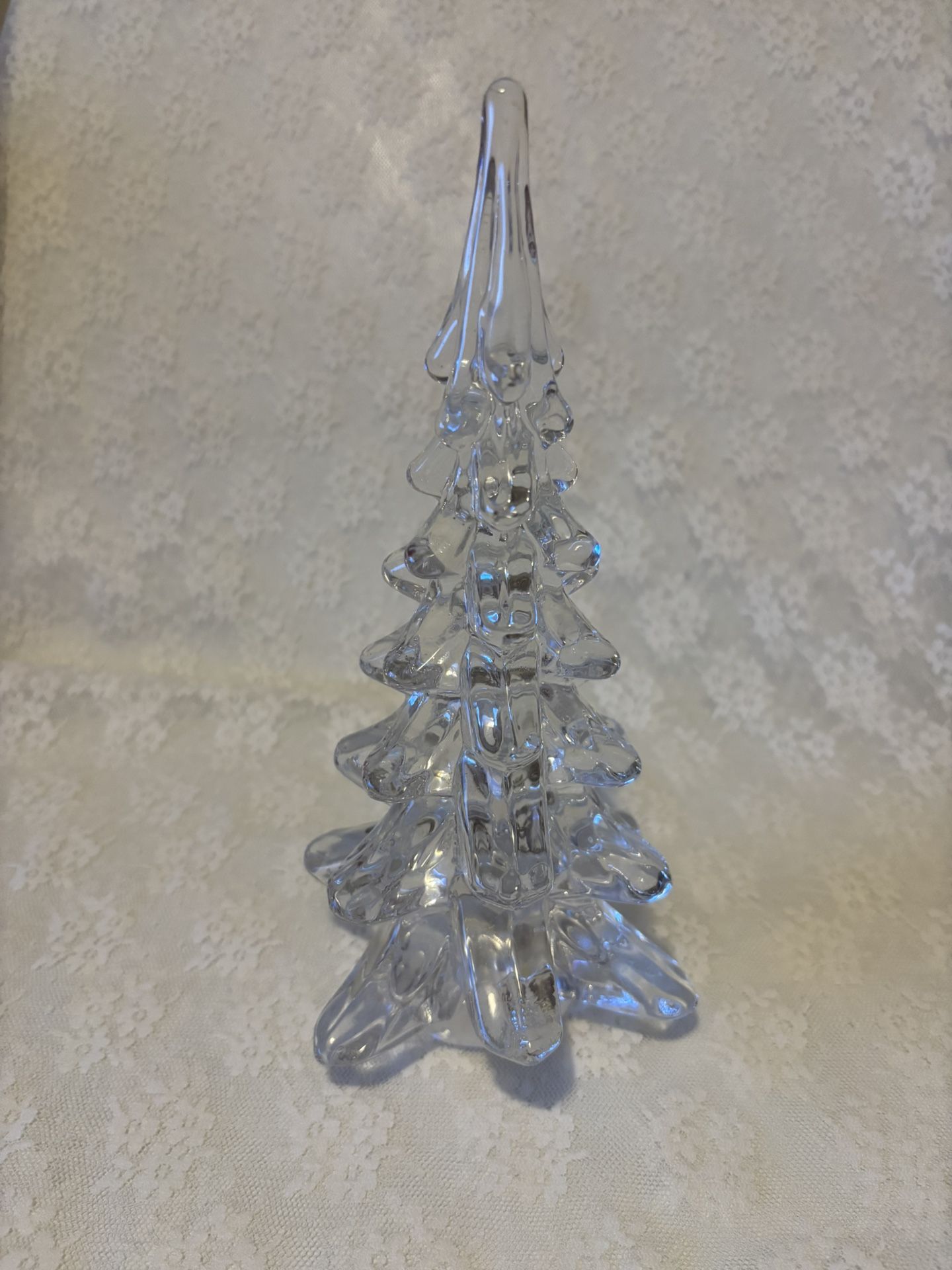 Clear Glass Christmas Tree