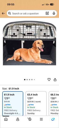 Dog suv or truck  barrier