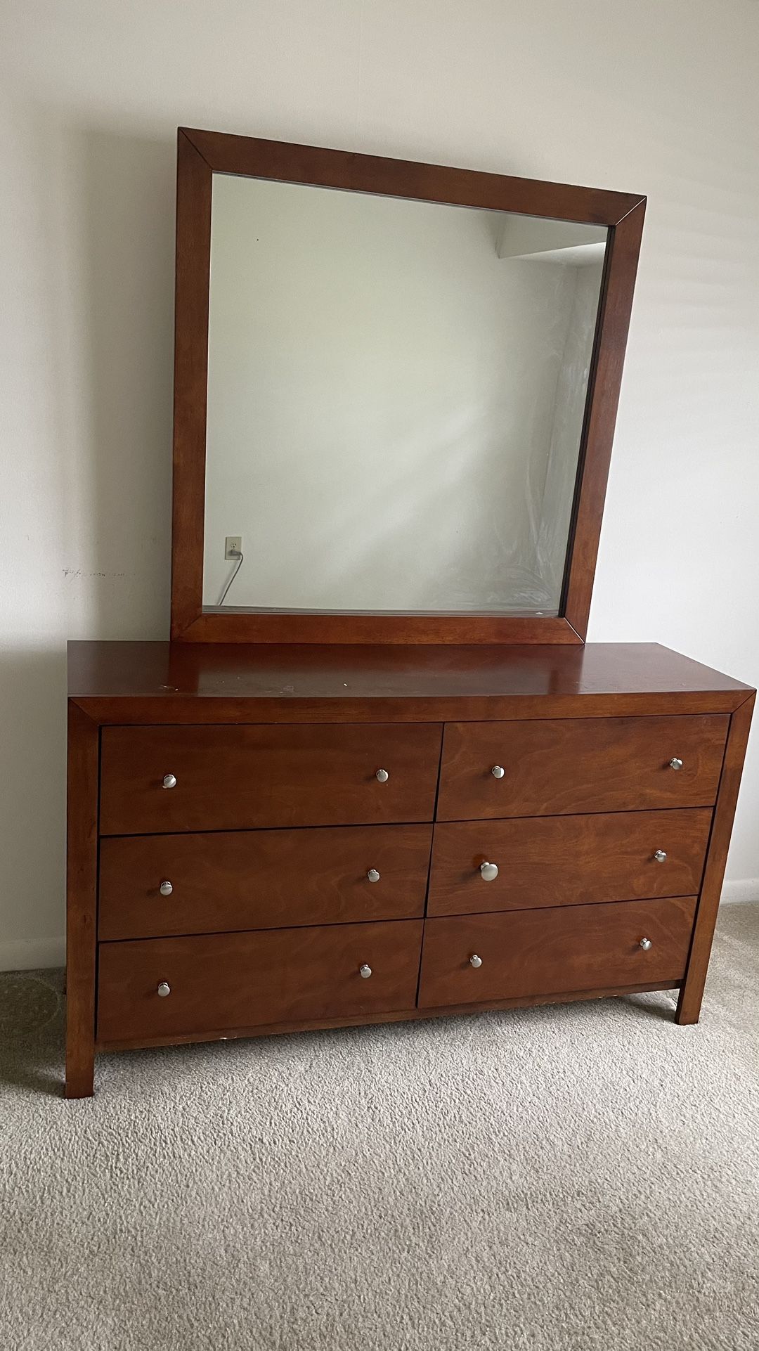 Dresser and Mirror