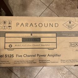 Parasound 5 Channel Amp New In Box