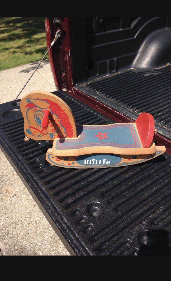 1950’s Small Wood Rocking Horse