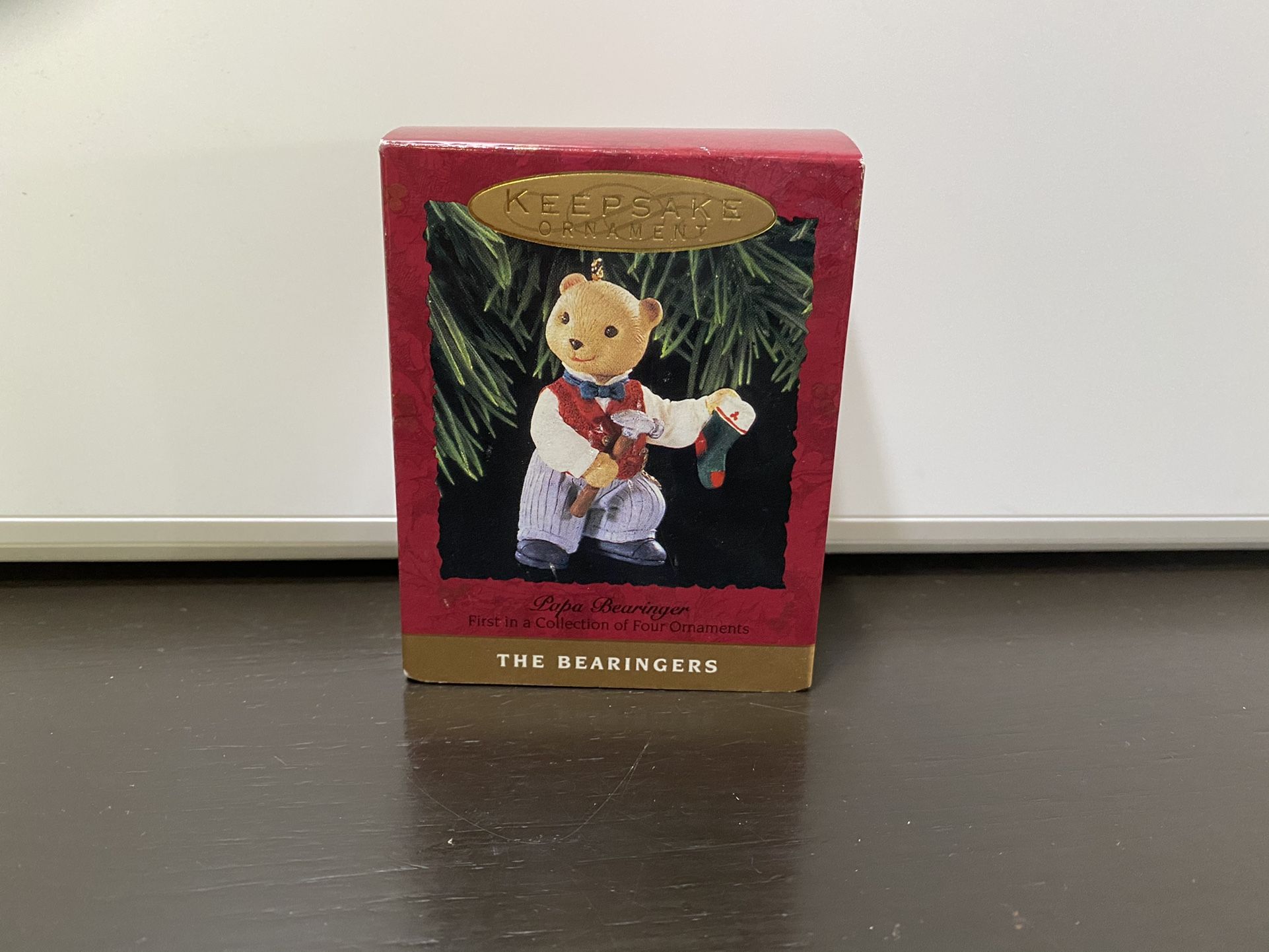 Vintage Collectible 1993 Hallmark Keepsake Ornament Papa Bearinger