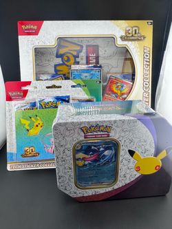 Pokemon 30th Celebration Sealed Lot of 3