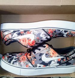Nike SB Zoom Stefan Janoski 'Orange Digi Floral' (482972-908) Men's Size 10.5