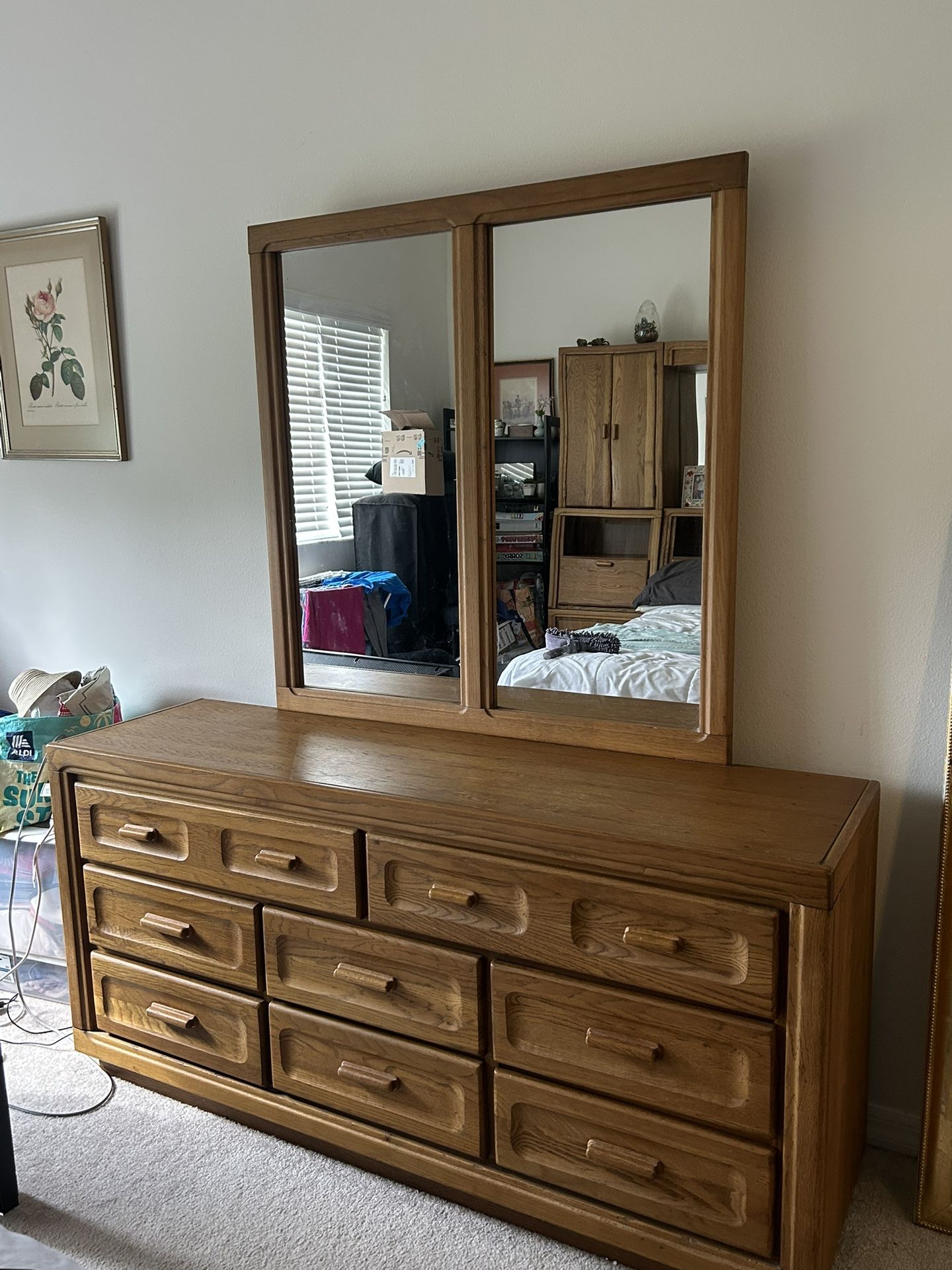 Bedroom Set- Headboard and Dresser Set