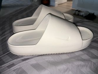 Nike Calm Slide Sandals White