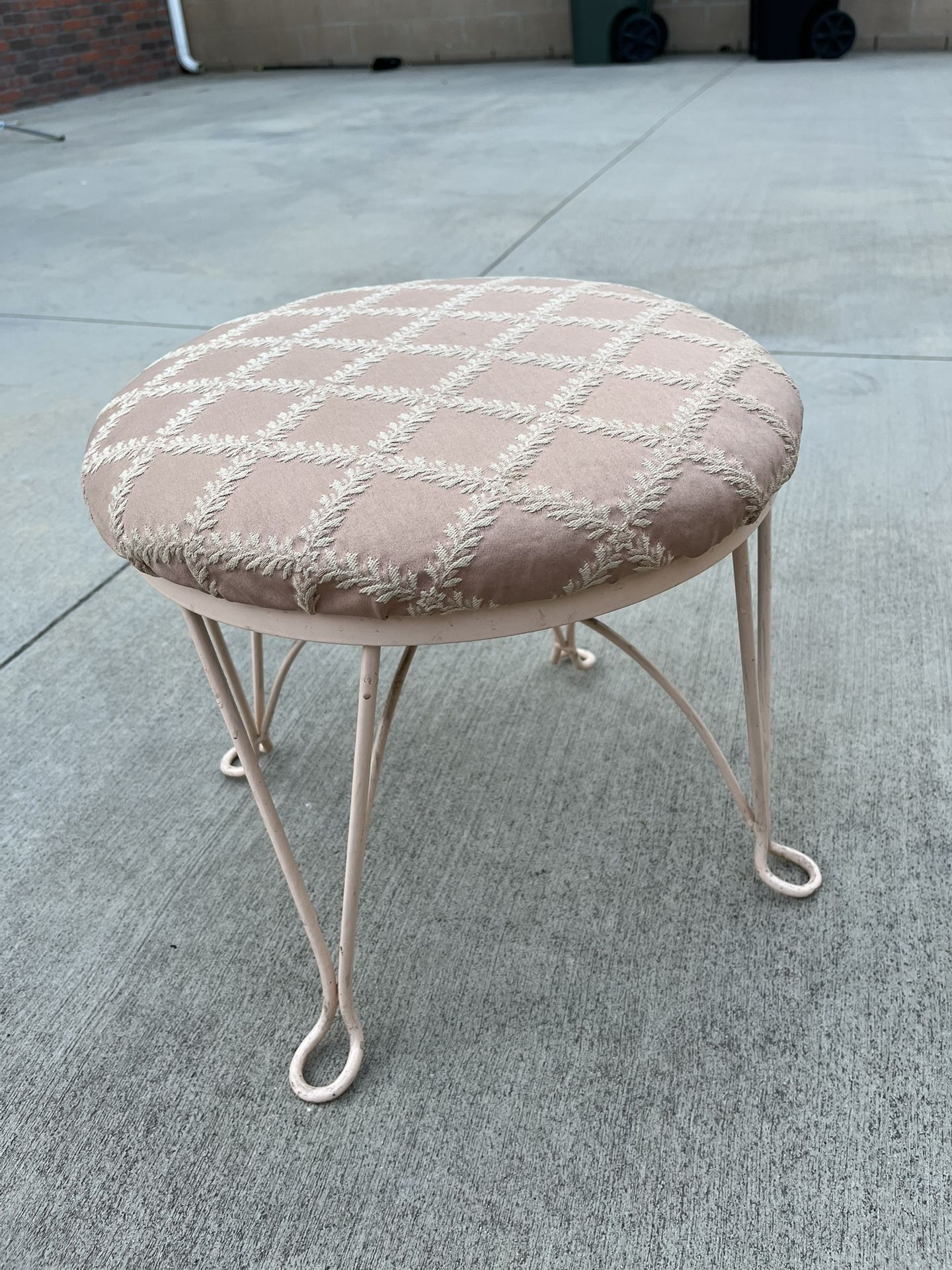 Elegant Vintage Stool For Sale Due To Moving. Like New