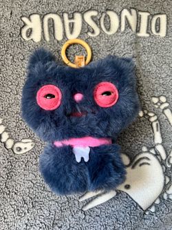 Fluffy Monster Keychain Bag Charm