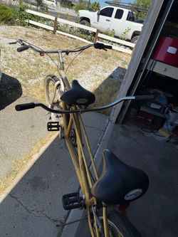 Green line Tandem bike