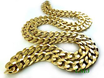 Cuban link 14k Gold Plated chain