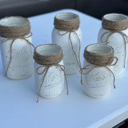 Rustic Mason jars 