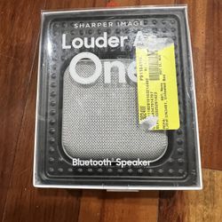 Sharper Image Bluetooth Speaker Louder As One In Box