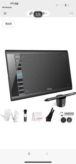 Brand new in box Graphics Drawing Tablet, UGEE M708 10 x 6 inch Large Drawing Tablet with 8 Hot Keys, Passive Stylus of 8192 Levels Pressure, UGEE M70