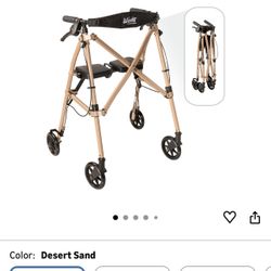 New Stander Rollator Walker w/ Seat Sand Color
