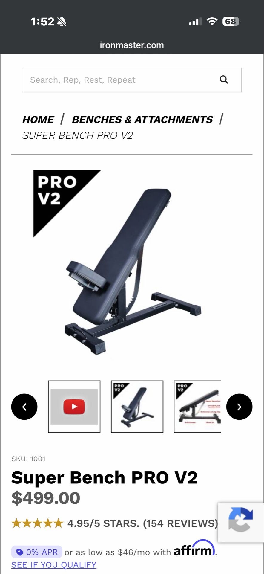 Iron Master Home Gym and Rubber Plates