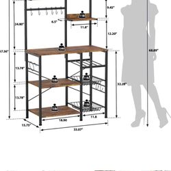 Bakers Rack - Kitchen/Dining Accessory Table