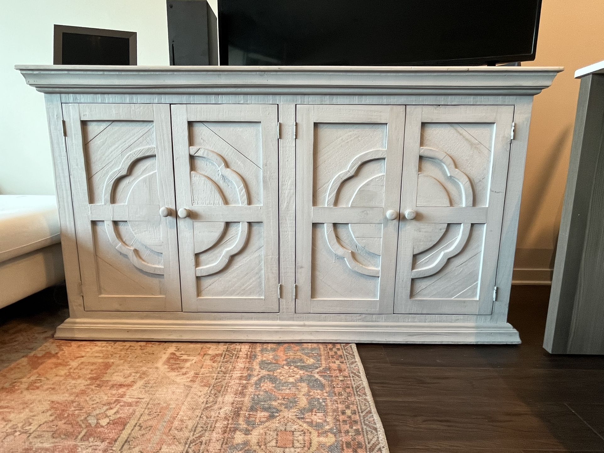 Light Blue/Grey Credenza or Console Table
