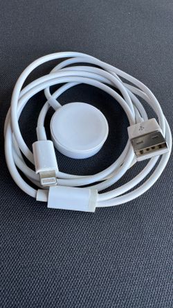 2 in 1 iPhone and Watch Charger 3.3 FT Magnetic iWatch Charging Cable with USB for Apple Watch Series 9/8/7/6/SE/5/4/3/2/1,iPhone 14/13/12/11/Pro/Max.