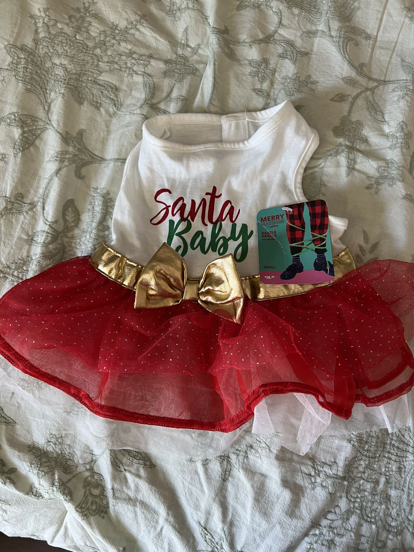 Dog Christmas Costume - Size S