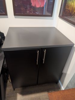 Storage Cabinet - Black