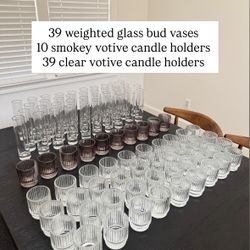 Vases and Votive Candle Rental 