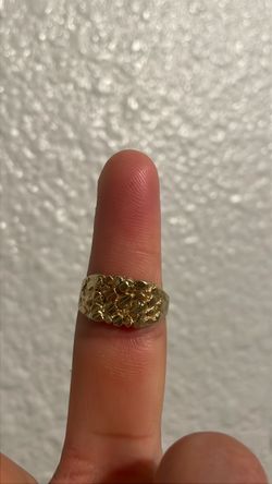 10k Nugget ring