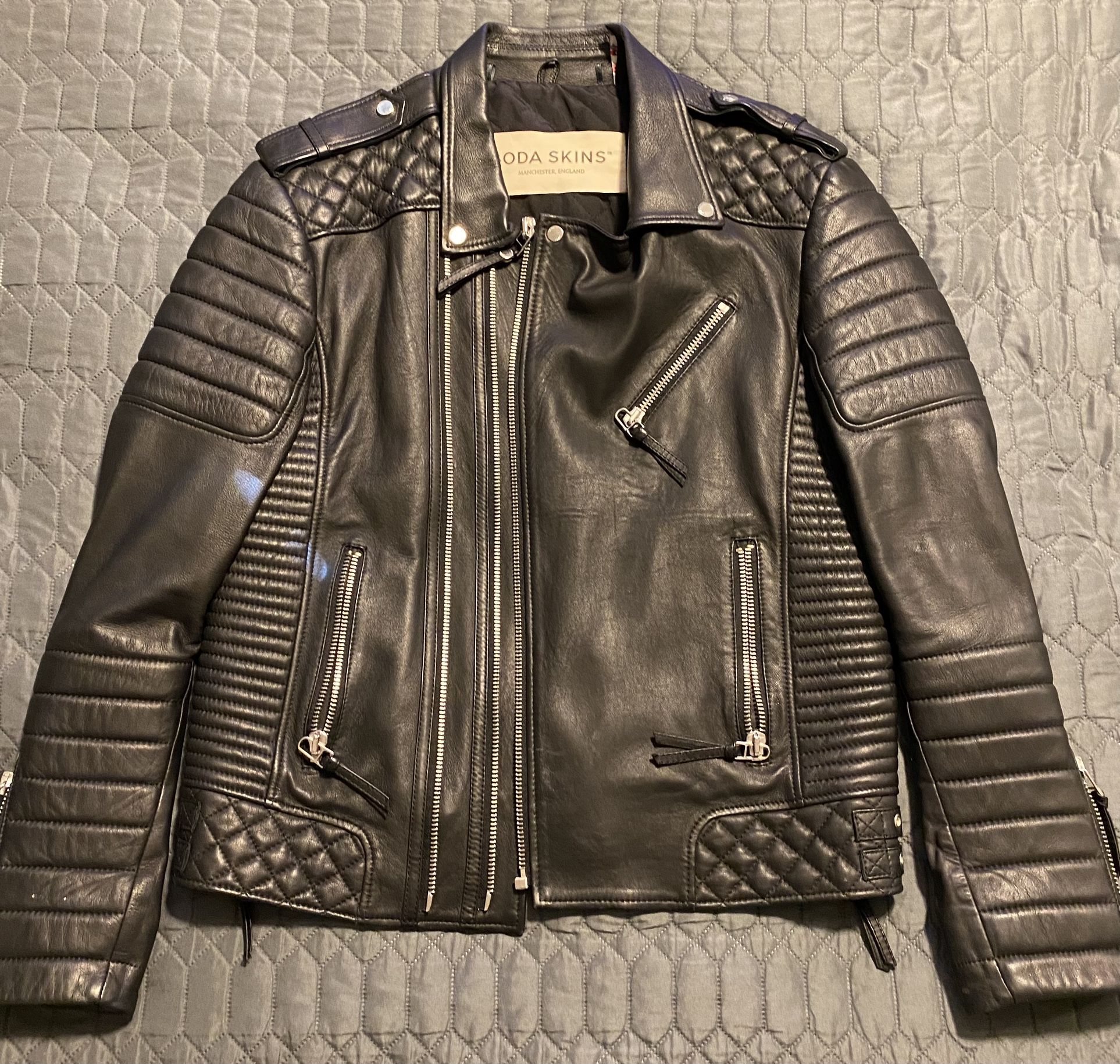 Boda Skins Kay Michaels Leather Jacket Size M (US), L (UK)