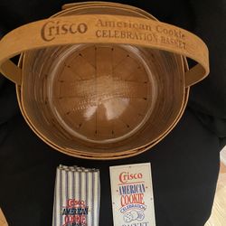 Longaberger Crisco American Cookie Celebration Basket