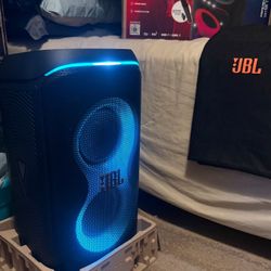 JBL ! PartyBox Club 120! Portable Bluetooth Party Speaker - Wireless Mic- Bass Boost- LED Light Show - Karaoke