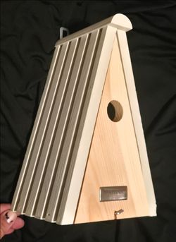 Wooden Bird House, Hanging Birdhouse for Outside, Garden Patio Decorative