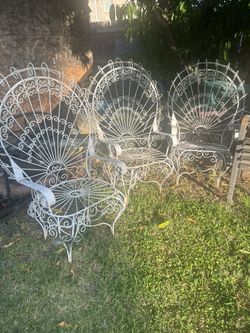 4 Peacock Chairs