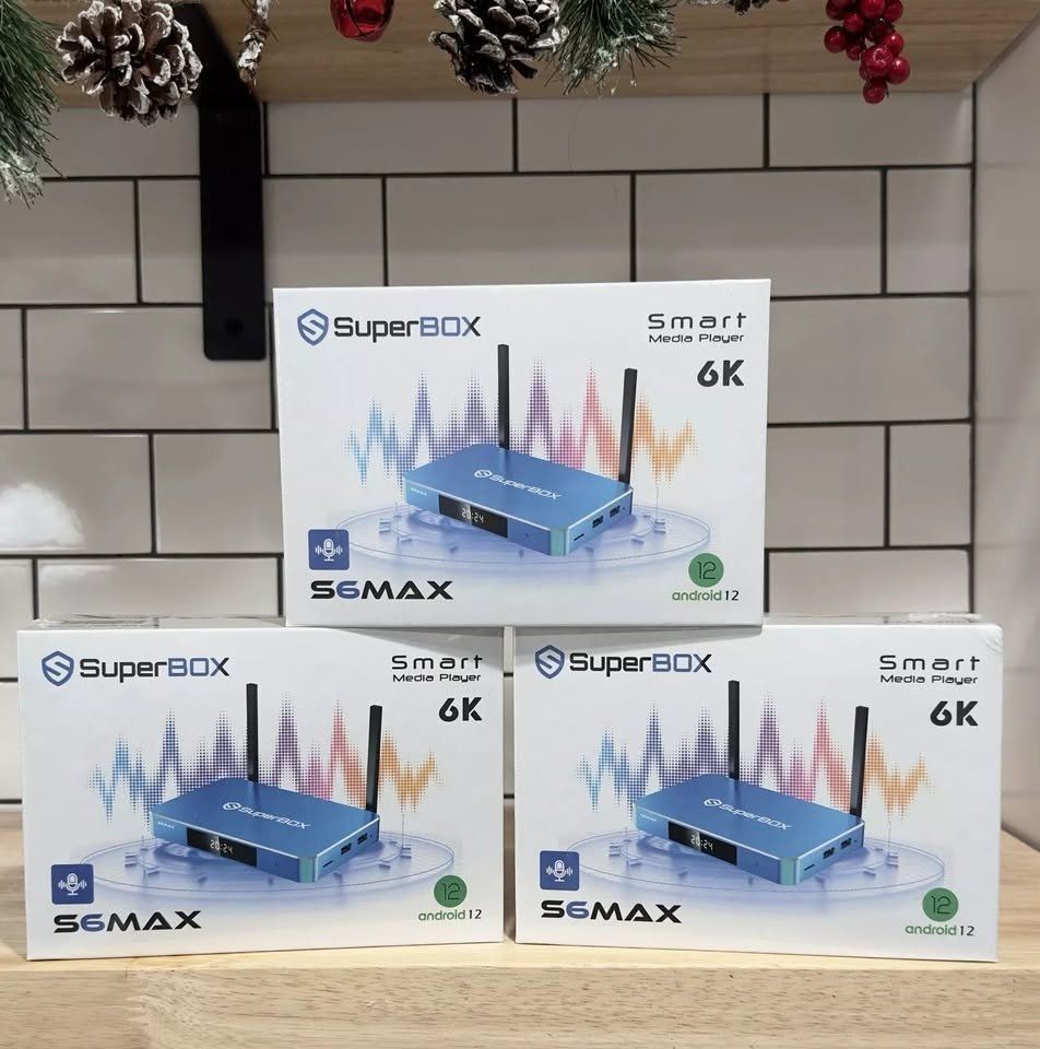 SuperBox S6 Pro, S6 Max, and S6 Ultra – New Sealed Units, Ready to Use