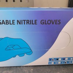 Nitrile Gloves - Disposable Size Large 