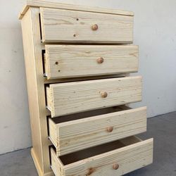 Pine 5 Drawer 