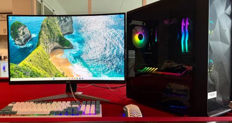 Desktop Gaming PC complete setup