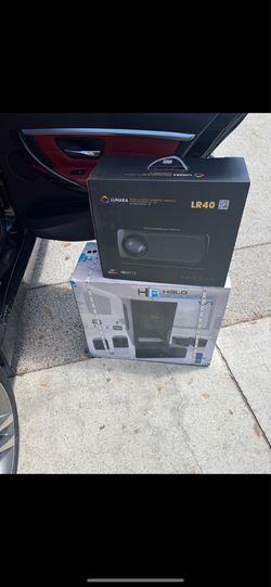Speakers and Projector
