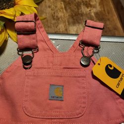 Baby Girl Carhart Overalls 