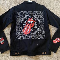The Rolling Stones Marc Jacques Burton x Stones Denim Jacket.