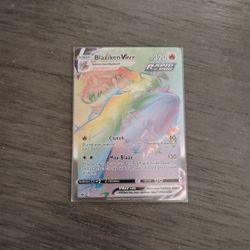 Blaziken VMAX Rainbow Lightly Played 