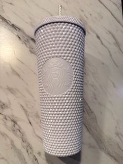 Starbucks White Studded Cold Cup Tumbler