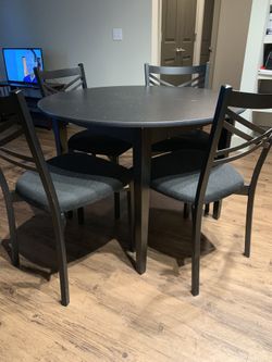 Black Dining Room Table for 4