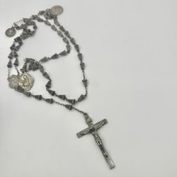Relic Sterling Silver Antique Wedding Bells Rosary