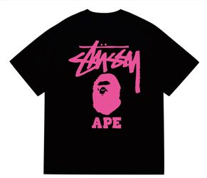 STUSSY X BAPE  TEE