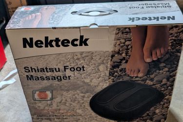 Nekteck Shiatsu Foot Massager open box