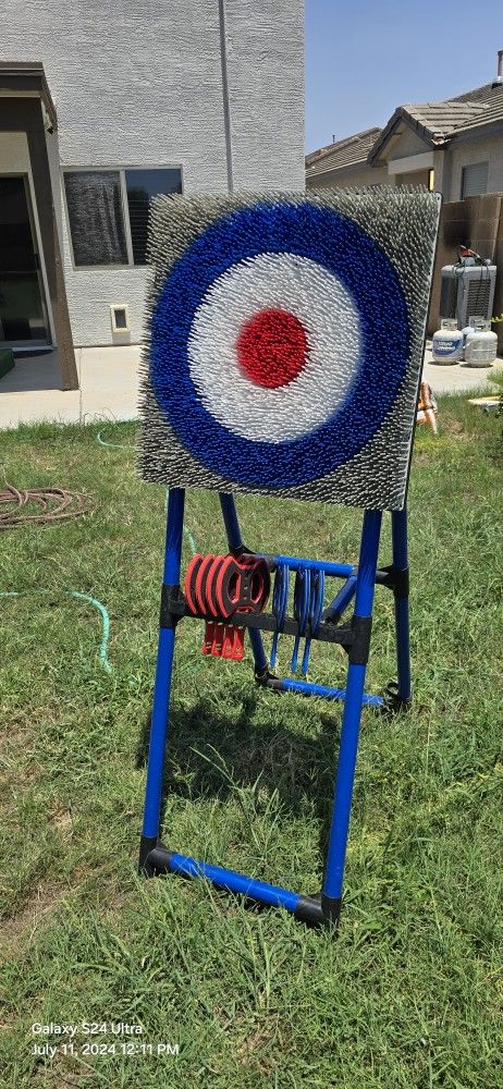 Costco Axe Throwing game