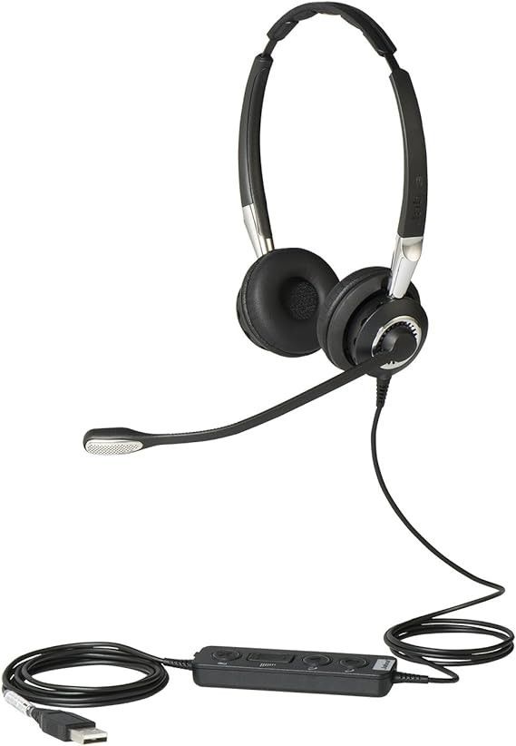 Jabra 2400 II USB DUO CC Wired Call Center Headset

