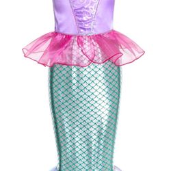 Little Mermaind Kids Halloween Costume Size 6-7 